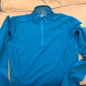Arcteryx 1/4 Zip Teal Top